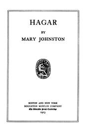 Cover of: Hagar by Mary Johnston