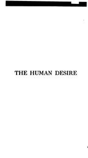 Cover of: The human desire