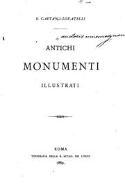 Antichi monumenti illustrati by Lovatelli, Ersilia Caetani contessa