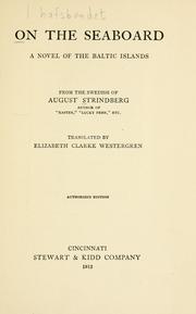 Cover of: On the seaboard by August Strindberg