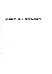 Cover of: Sonnets of a suffragette
