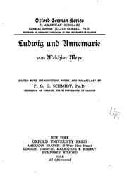 Cover of: Ludwig und Annemarie