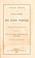 Cover of: Obituary addresses on the occasion of the death of the Hon. Daniel Webster, of Massachusetts, Secretary of State for the United States