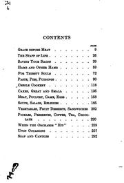 Cover of: Dishes & beverages of the old South by Williams, Martha McCulloch Mrs., Williams, Martha McCulloch Mrs.