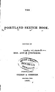 Cover of: The Portland sketch book.