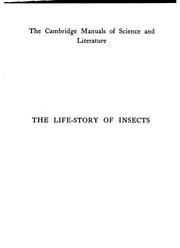 Cover of: The life-story of insects: by Geo. H. Carpenter...