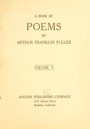 Cover of: A book of poems