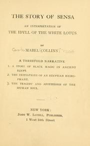 Cover of: The story of Sensa by Mabel Collins