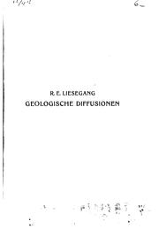Cover of: Geologische Diffusionen