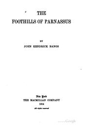 The foothills of Parnassus