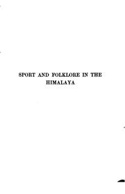 Cover of: Sport & folklore in the Himalaya