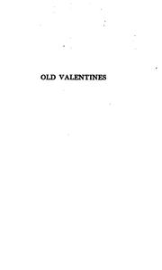 Cover of: Old valentines | Havens, Munson Aldrich