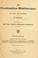 Cover of: Die forstinsekten Mitteleuropas.