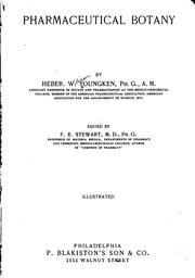 Cover of: Pharmaceutical botany