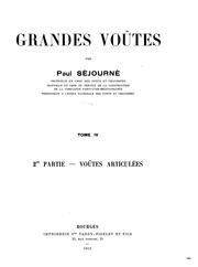 Cover of: Grandes voûtes