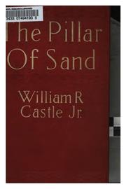 Cover of: The pillar of sand by William R. Castle