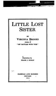 Cover of: Little lost sister