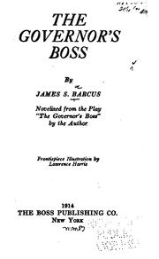 Cover of: The governor's boss by James S. Barcus