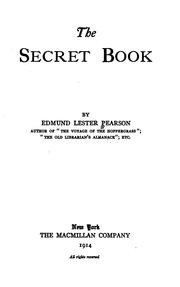 Cover of: The secret book