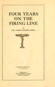 Cover of: Four years on the firing line