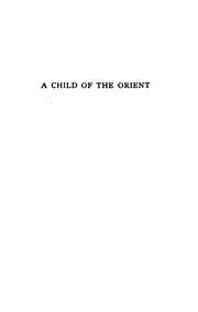 Cover of: A child of the Orient