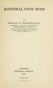 Hannibal once more by Douglas William Freshfield