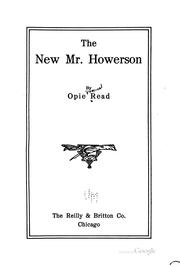 Cover of: The new Mr. Howerson