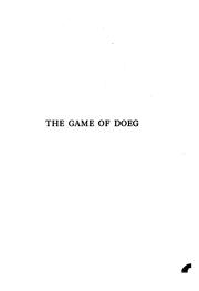Cover of: The game of Doeg by Eleanor E. Harris