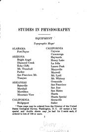 Cover of: Studies in geology: a laboratory manual based on topographic maps and folios of the United States Geological survey, for use with classes in physiographic and structural geology