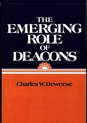 Cover of: The emerging role of deacons