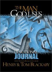 Cover of: The Man God Uses: Devotional Journal