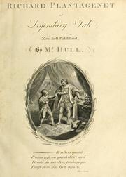 Cover of: Richard Plantagenet by Thomas Hull