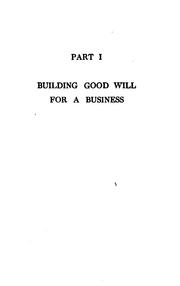 Cover of: Good will, trade-marks and unfair trading by Edward Sidney Rogers, Edward Sidney Rogers