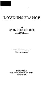 Cover of: Love insurance by Earl Derr Biggers
