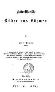 Cover of: Culturhistorische Bilder aus Böhmen.