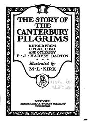 Cover of: The story of the Canterbury pilgrims by Geoffrey Chaucer