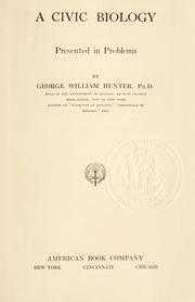 Cover of: A civic biology by George W. Hunter Jr.
