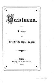 Cover of: Quisisana.: Novelle