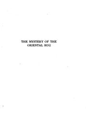 Cover of: The mystery of the oriental rug by George Griffin Lewis