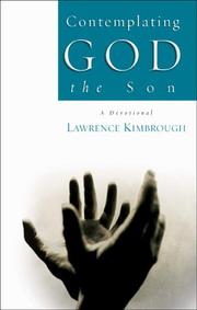 Cover of: Contemplating God the Son: A Devotional (Contemplating God)