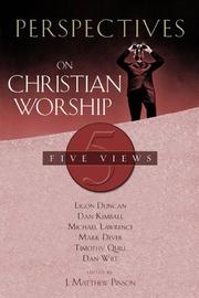 Cover of: Perspectives on Christian Worship: Five Views