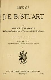 Cover of: The life of J. E. B. Stuart by Mary Lynn Williamson