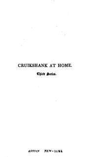 Cover of: Cruikshank at home by Robert Cruikshank