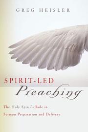 Cover of: Spirit-Led Preaching by Greg Heisler