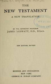 Cover of: The New Testament: a new translation