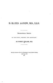 D. Hayes Agnew, M.D., LL.D.