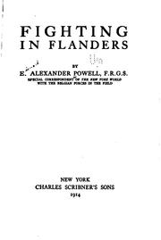 Cover of: Fighting in Flanders by E. Alexander Powell
