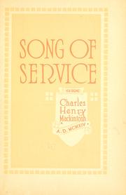 Cover of: Song of service ... | Charles Henry Mackintosh