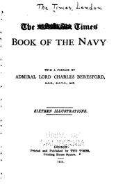 Cover of: The Times book of the navy by The Times, London.