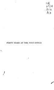 Cover of: Forty years at the post-office